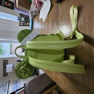 Loungefly Green and Cream Backpack with Bow Loungefly | Bags | Loungefly Green And Cream Backpack With  main image 3